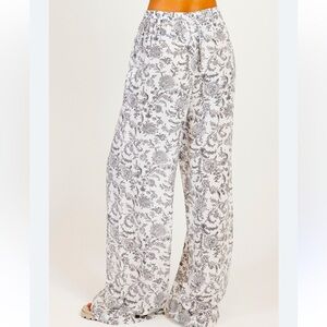 Anthropologie Salty Lemon Yoga Pants,Flowy yoga pants, Wide band waist, L, XL